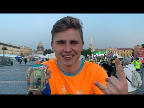 Видео: Марафон Белые ночи - лучший забег в мире! 🙀🥇Впервые пробежал 42,2 км без подготовки? 🤫 Докукин бег