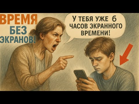 Видео: Мой ребенок не может оторваться от телефона — что делать?