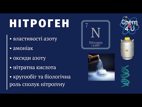 Видео: НІТРОҐЕН та його сполуки