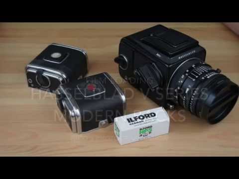 Видео: Hasselblad V Modern Backs || Загрузка плёнки
