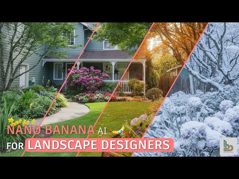 Видео: ИИ в ЛАНДШАФТНОЙ АРХИТЕКТУРЕ | Реалистичное освещение, посадка растений и изучение материалов с п...