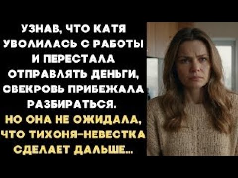 Видео: Узнав, что Катя уволилась с работы и перестала отправлять деньги, свекровь прибежала разбираться...