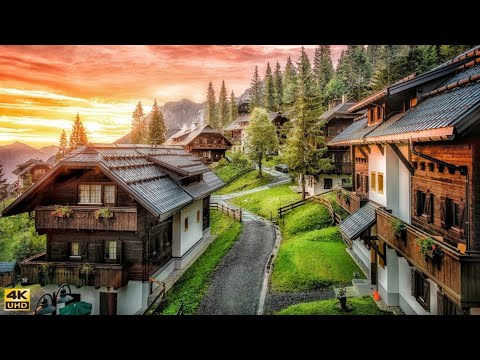 Видео: Лаутербруннен - Венген - Самые красивые деревни Швейцарии - Удивительные традиционные деревни