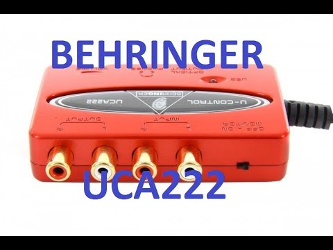 Видео: BEHRINGER U-CONTROL UCA222 ОБЗОР, REVIEW