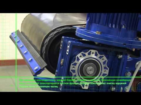 Видео: Стенд-тренажер "Изучение наклонного ленточного конвейера"