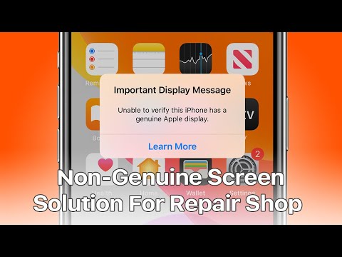 Видео: iPhone 11 Серия неоригинальный экран предупреждение 100% исправить