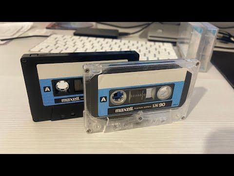 Видео: Аудиокассета Maxell LN90 подделка.С приездом...)