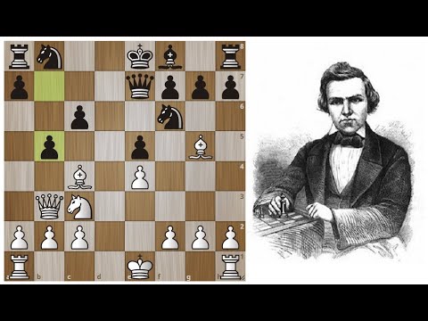 Видео: Самая красивая партия Пола Морфи! Шахматы.