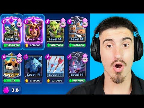 Видео: СЪЗДАДОХ 0 SKILL DECK В КЛАШ РОЯЛ