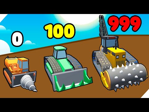 Видео: ЭВОЛЮЦИЯ ОБЪЕДИНЕНИЯ БУЛЬДОЗЕРА ДЛЯ СНОСА ЗДАНИЙ Merge Destruction City Smash