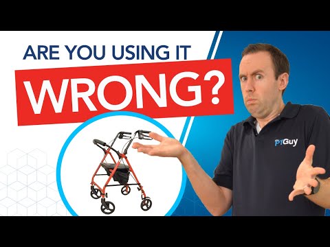 Видео: Как правильно пользоваться ходунками с сиденьем (роллатором)