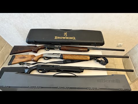 Видео: Сравнение ружей Benelli Vinci, Browning и МР 155 Профи.