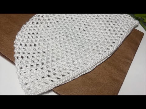 Видео: Шапочка кроше #crochet #crochethats #handmade #tutorial