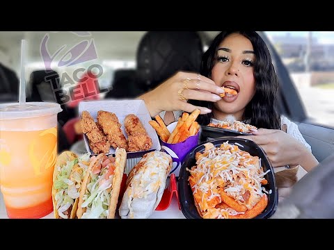 Видео: TACO BELL NEW FLAMIN, ГОРЯЧИЙ СЫРНЫЙ БУРРИТО НА ГРИЛЕ, КАРТОФЕЛЬ ФРИ FRANKS RED HOT NACHO, АПЕЛЬС...