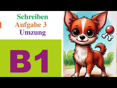 Видео: Goethe B1 || Aufgabe 3 || Как написать formelle E-Mail на тему: „Umzung“?