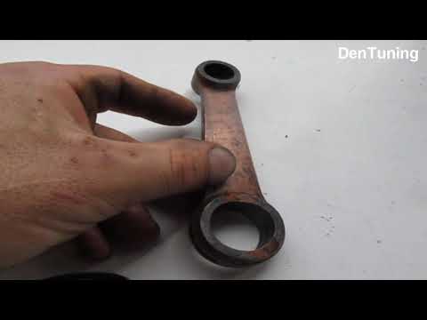 Видео: Самодельный  шатун  115мм! Мотоцикл Минск Ежик , Лидер