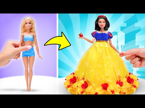 Видео: Барби-Белоснежка! 💖 Веселое преображение!