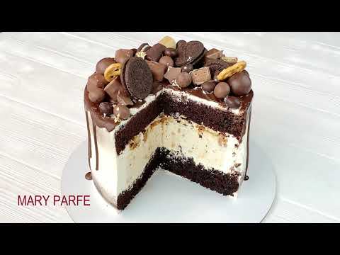 Видео: Торт Сникерс с ЧИЗКЕЙКОМ ВНУТРИ | Брутальный Шоколадный торт | Chocolate Cake SNİCKERS #тортсникерс