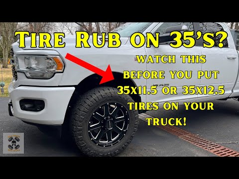 Видео: Шины 35 дюймов Ram 2500 без подъемника — Nitto Ridge Grappler на колесах Raceline