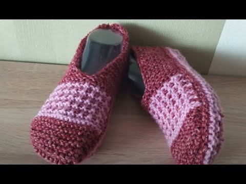 Видео: Теплые тапочки
