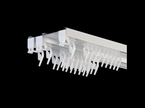 Видео: Презентация: двух и трехрядный потолочный алюминиевый карниз «Прага»