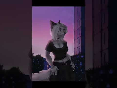 Видео: фурри Таша Лисец под песню "девушка красива как весной цветы" автор:Lx24