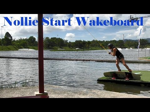 Видео: Nollie Start Wakeboard Tutorial. Nollie Jump Start. Нолли Старт на Вейке