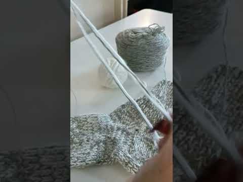 Видео: Резинка на носок начало