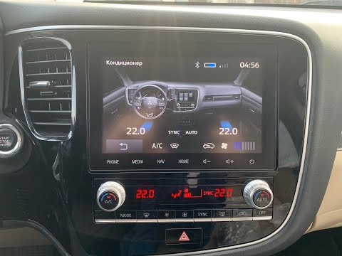 Видео: Штатная магнитола Mitsubishi Outlander 8" Smartphone-Link Display Audio (SDA) 2020