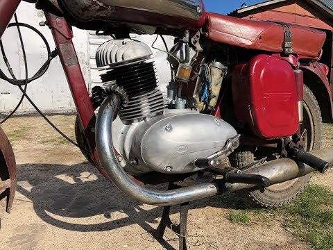 Видео: Двигатель Ява (JAWA) 250/353 тест 19.05.2019 после капремонта (г. Подольск, Мос обл)