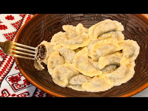 Видео: Вареники с МАКОМ так готовят по 100 штук!НЕОБЫЧНАЯ Начинка Лучший любимый рецепт теста для Вареников