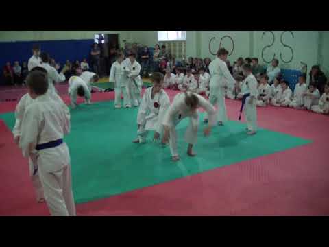 Видео: Аттестация на 10 кю айкидо Айкикай, первая группа | Aikido | 合気道