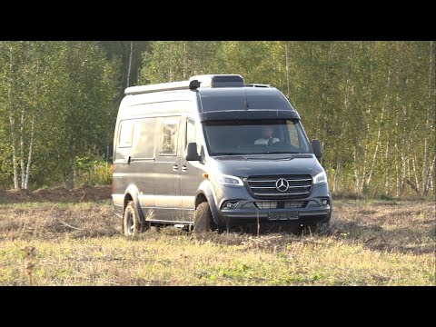 Видео: Новинка 2020 Автодом Mercedes Sprinter 4 x 4