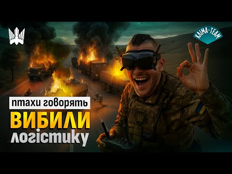 Видео: Пілоти фпв Кліма-Team вибивають логістику - 414 Птахи Мадяра