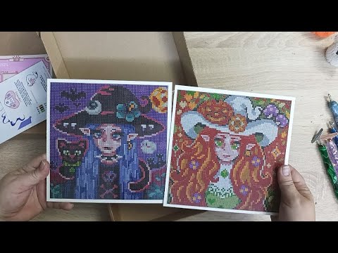 Видео: Алмазная мозаика. Распаковка. Все с ВБ. 