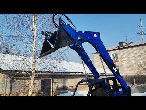 Видео: Синий трактор. Новый мини погрузчик RDA-400