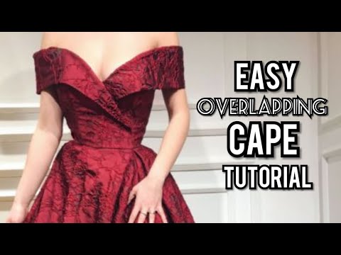 Видео: КАК СДЕЛАТЬ ВЫКРОЙКУ НАКИДКИ С ПЕРЕКРЫТИЕМ | ДВУБОРТНЫЙ ПЛАТЬЕ С ОТКРЫТЫМИ ПЛЕЧАМИ | ВОРОТНИК