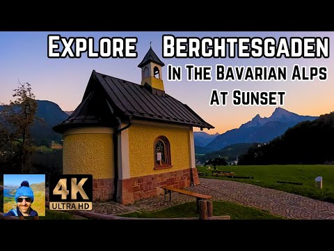 Видео: Исследуем Берхтесгаден, Германия, живописный город в Баварских Альпах