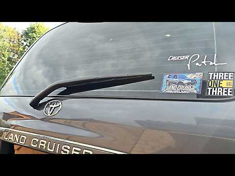 Видео: Обновление заднего дворника Prius от Cruiser Patch для Toyota Land Cruiser