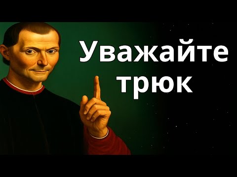 Видео: Макиавелли: трюк, чтобы сразу заслужить уважение