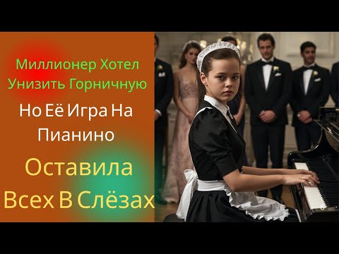 Видео: Миллионер Хотел Унизить Горничную, Но Её Игра На Пианино Оставила Всех В Слёзах