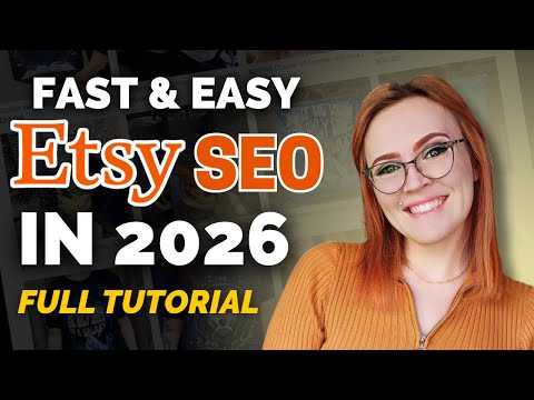 Видео: Полное руководство по SEO на Etsy в 2026 году с использованием eRank 🎯