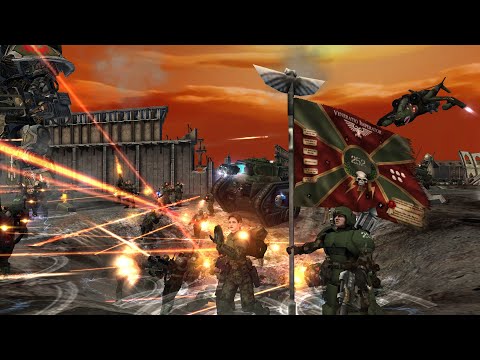 Видео: ☪ Последний бой Имперской стражи! ☪ Imperial Guard last stand ☪12☪RU/EN☪ WH 40k DoW Unification