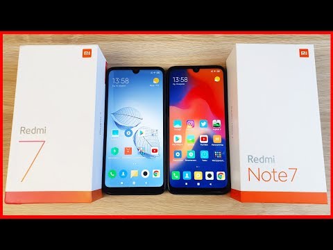 Видео: REDMI 7 vs REDMI NOTE 7 - В ЧЕМ РАЗНИЦА И КАКОЙ ТЕЛЕФОН ВЫБРАТЬ? СРАВНЕНИЕ