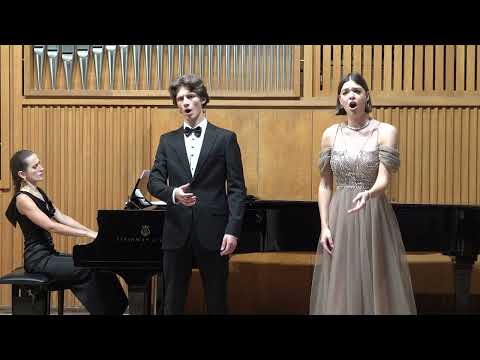 Видео: М. Яковлев "Эллегия" - исп. Диана Прянишникова и Илья Кузнецов
