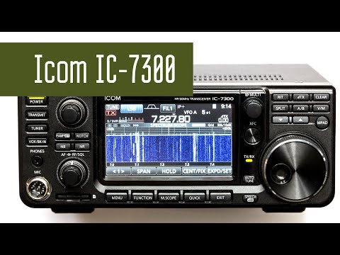 Видео: Icom IC-7300. Продолжение обзора и особенности трансивера. Радиосвязь из полевых условий.