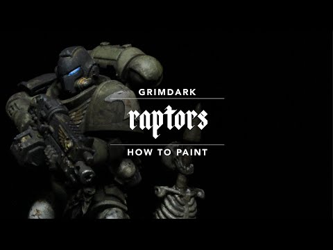 Видео: Как рисовать: Гримдарк Рапторс