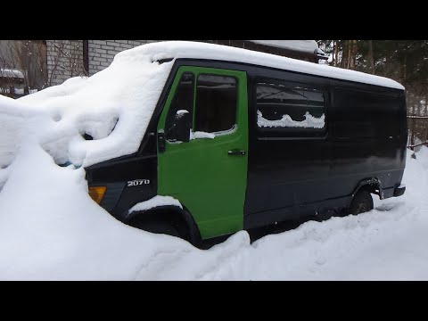 Видео: Мерседес 207 Т1 Первый запуск 2024 году