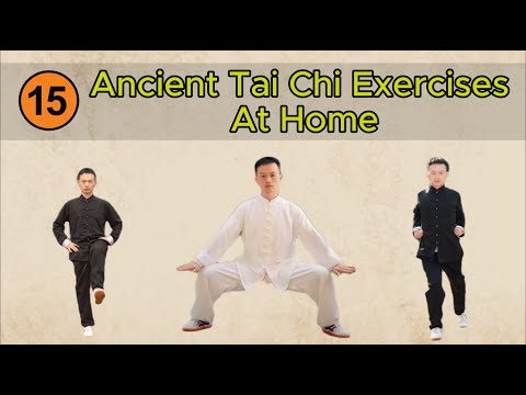 Видео: 15 древнекитайских упражнений тайцзи для дома | Детоксикация и облегчение боли в спине и суставах