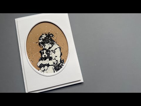 Видео: Белый на крафт-бумаге, прекрасное изображение Энди Скиннера